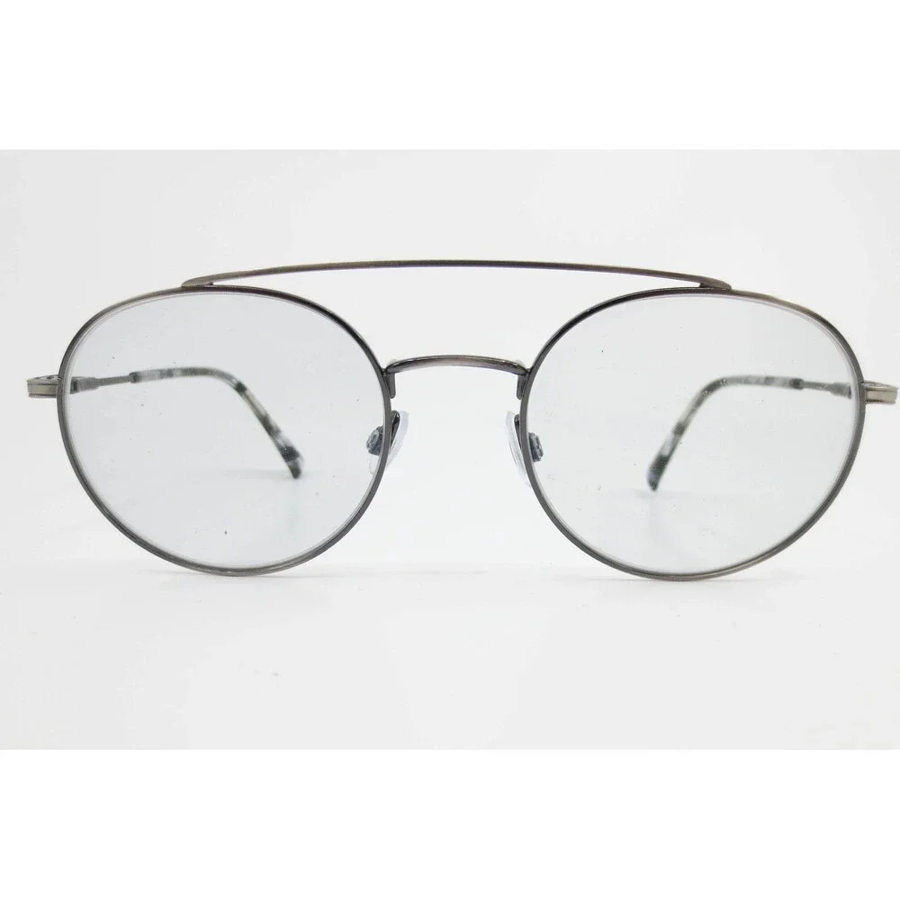 Zyloware Myles 804M Eyeglasses Gunmetal Round Double Bridge Frames 53-21-140